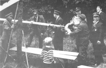 Der Vogel wird gehißt - Schützenfest in den 60er Jahren
